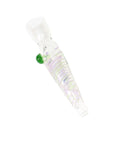 3.5″ Clear Twisted Frit Glass Chillum - inhalco