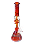 Coil Cruiser 12″ Silver Fumed Beaker Bong - inhalco