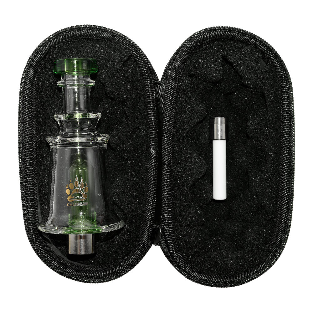 Packaging for Color Core Bell Dabbing Nectar Collector in Lime Green