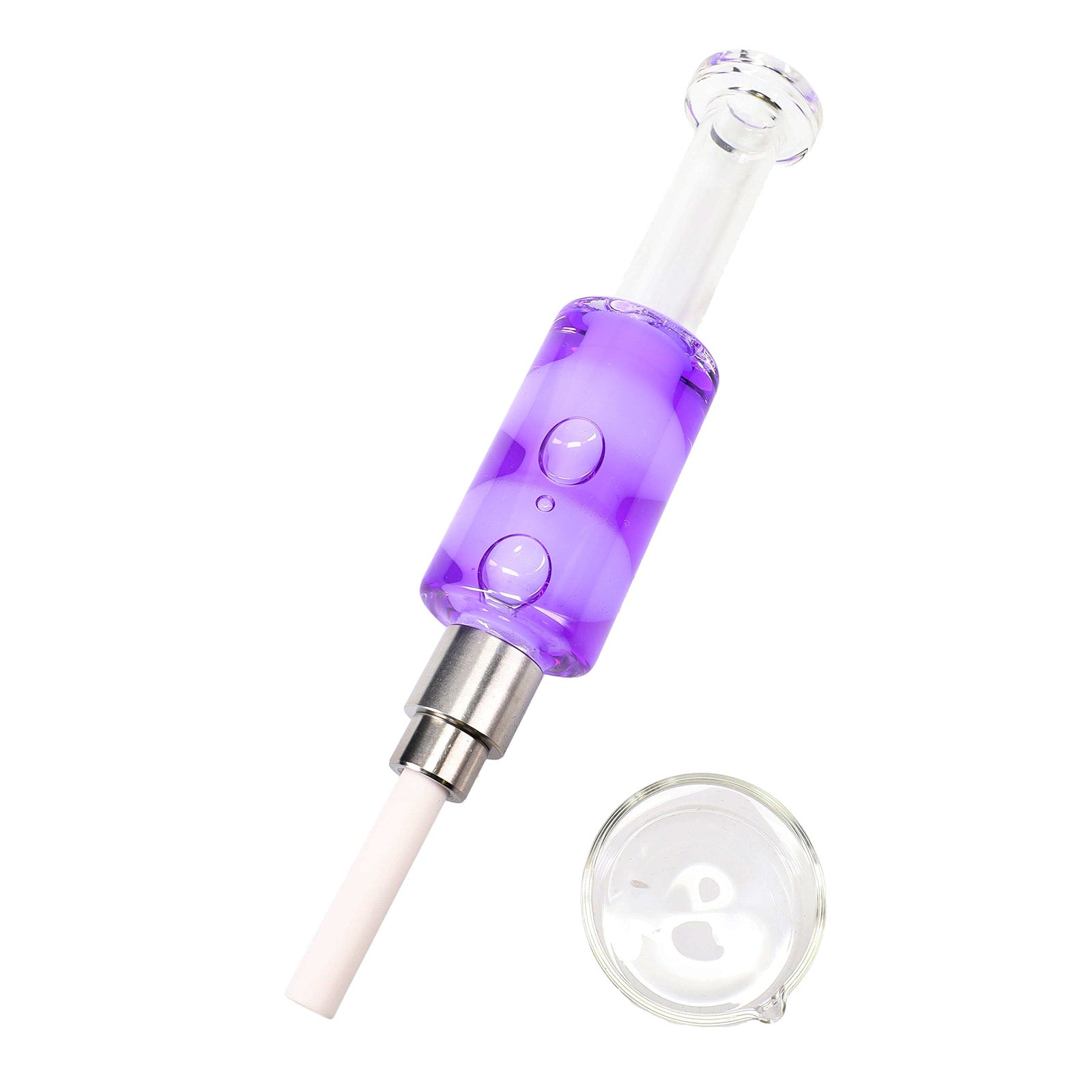 Color Splash Fluid-Filled Nectar Collector Glass Kit - inhalco