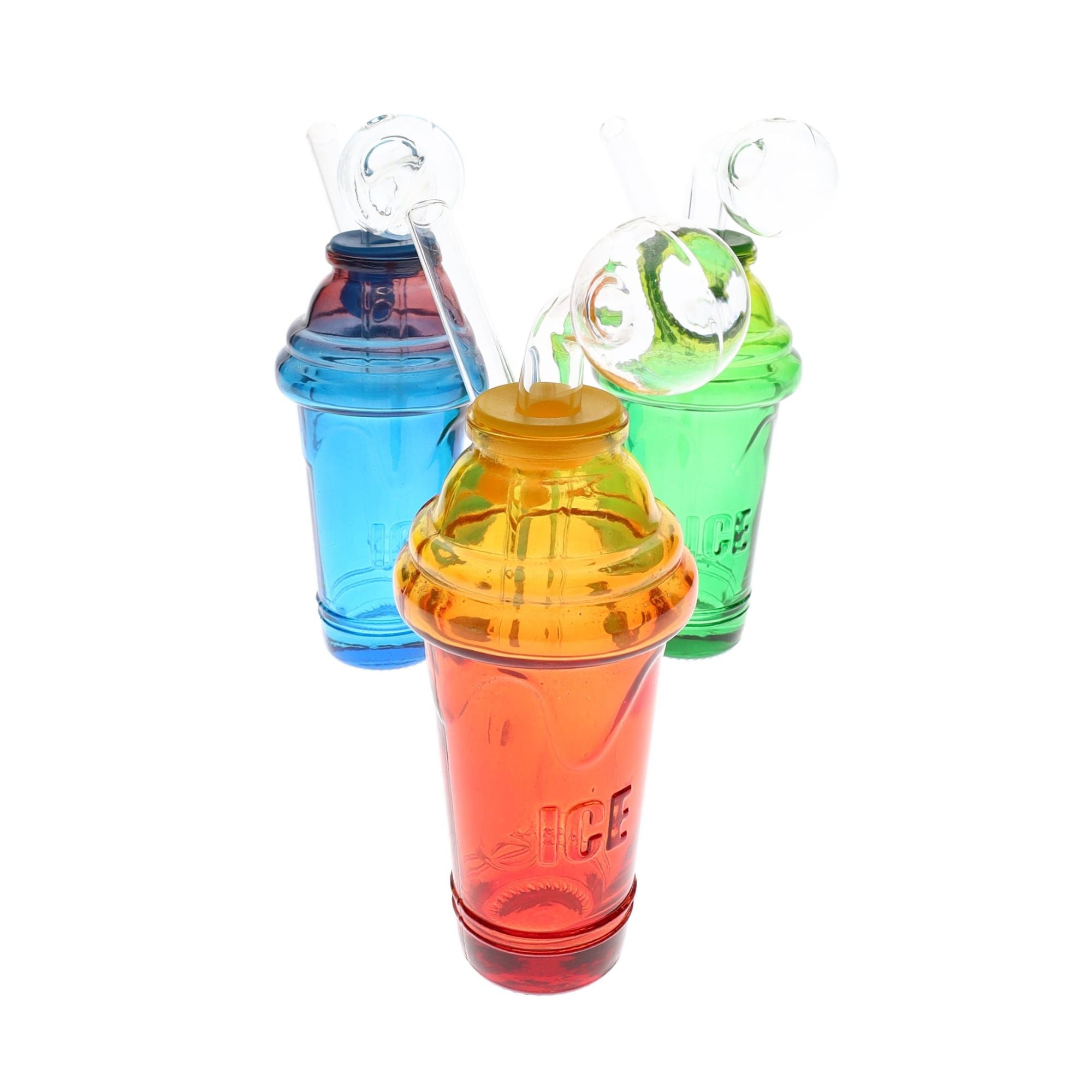 Colored Glass Ice Cream Cup Oil Burner “Sundae Sipper”