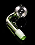 Colored Glass Oil Burner Attachment in green