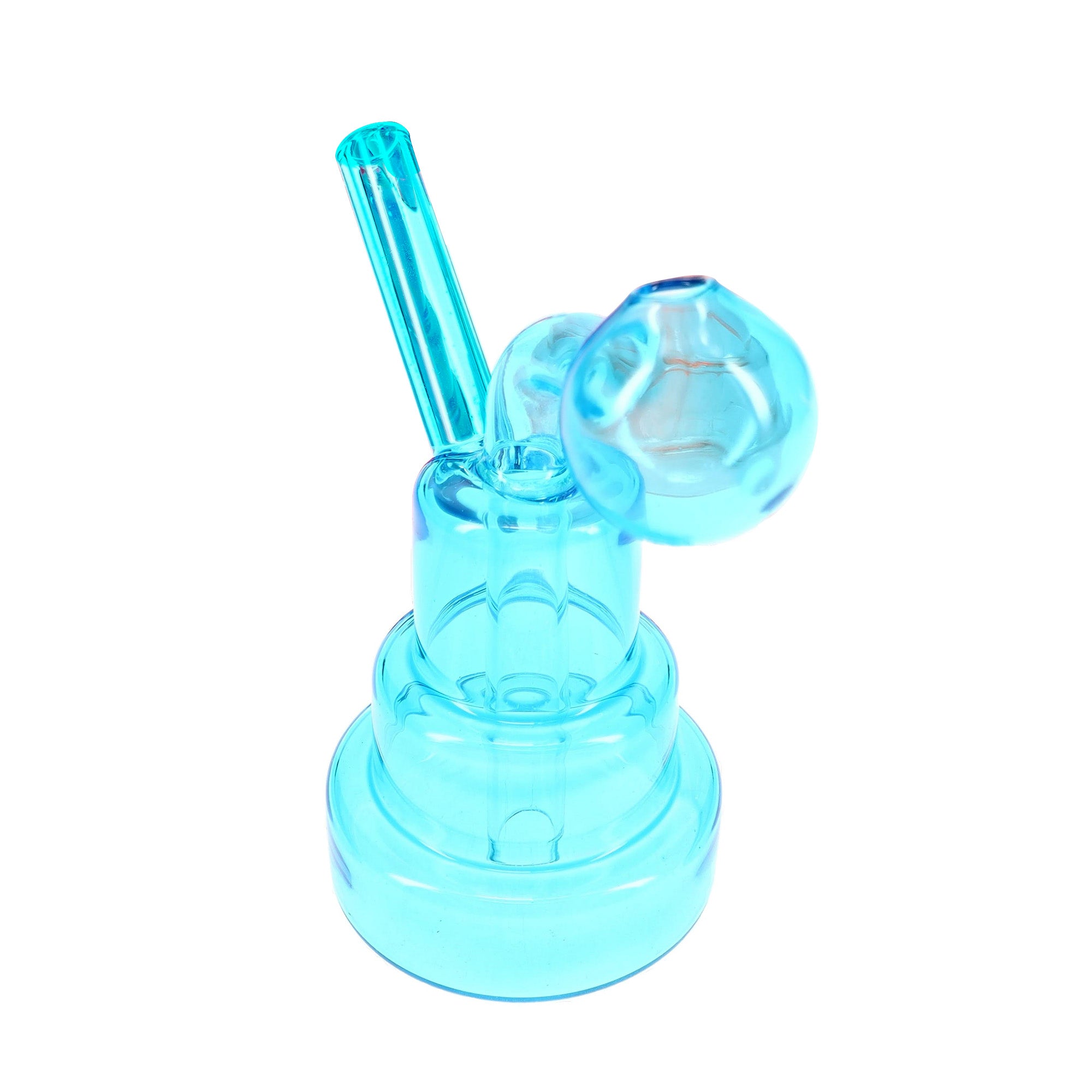 Colored Glass Tiered Oil Burner Rig “Mini Tier”