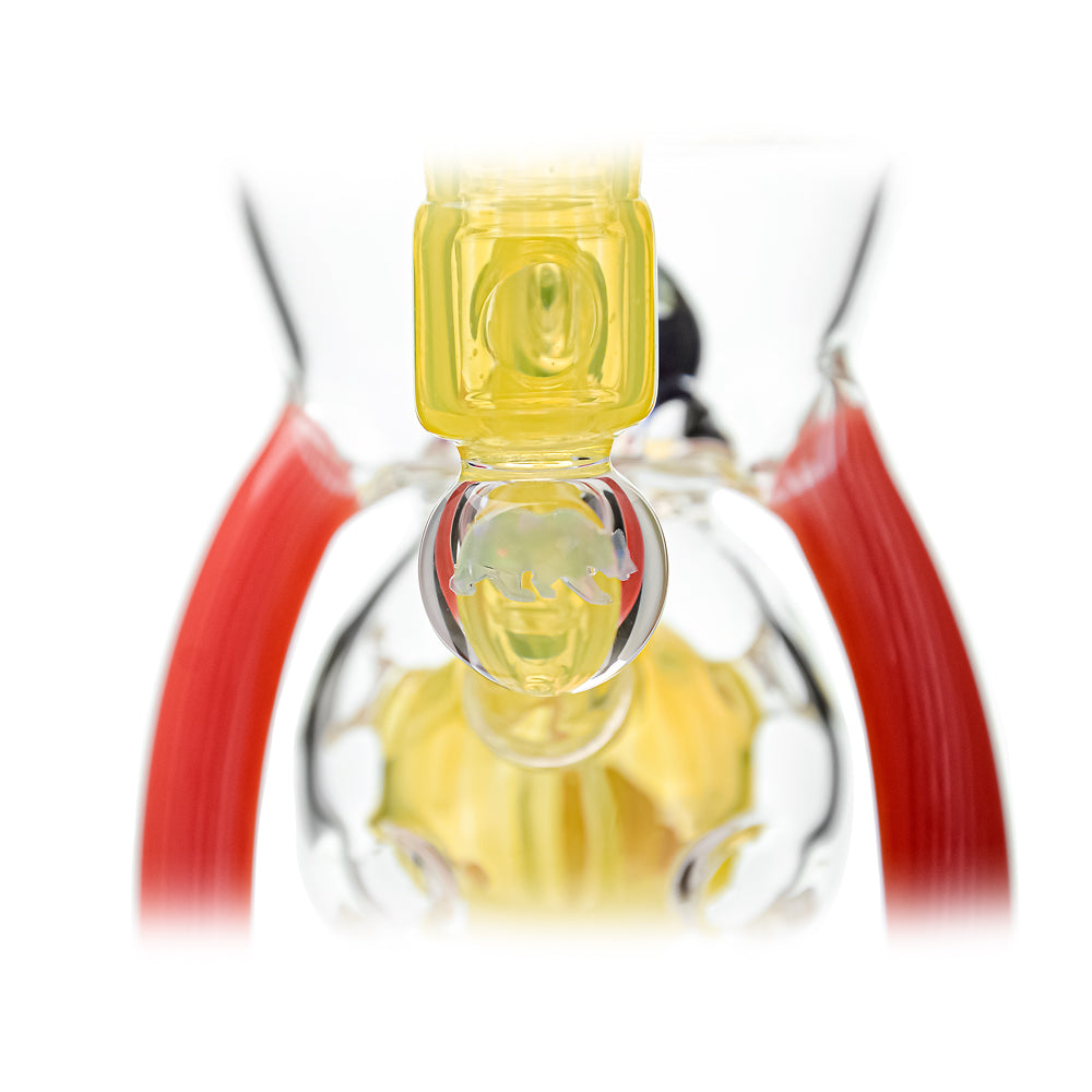 Colorflow Recycler Dab Rig joint detail close-up