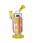 Colorflow Recycler Dab Rig in Lemon Candy color