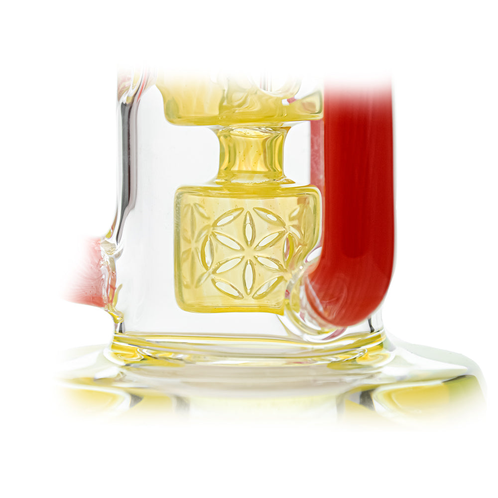 Colorflow Recycler Dab Rig percolator detail close-up