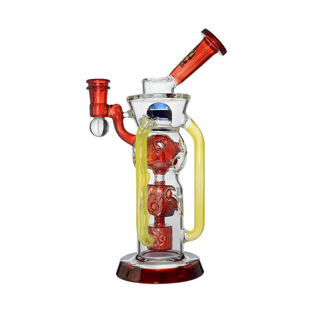 Colorflow Recycler Dab Rig in red color