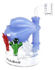 Conch Reef Mini Glass Dab Rig 4 Inch - blue color