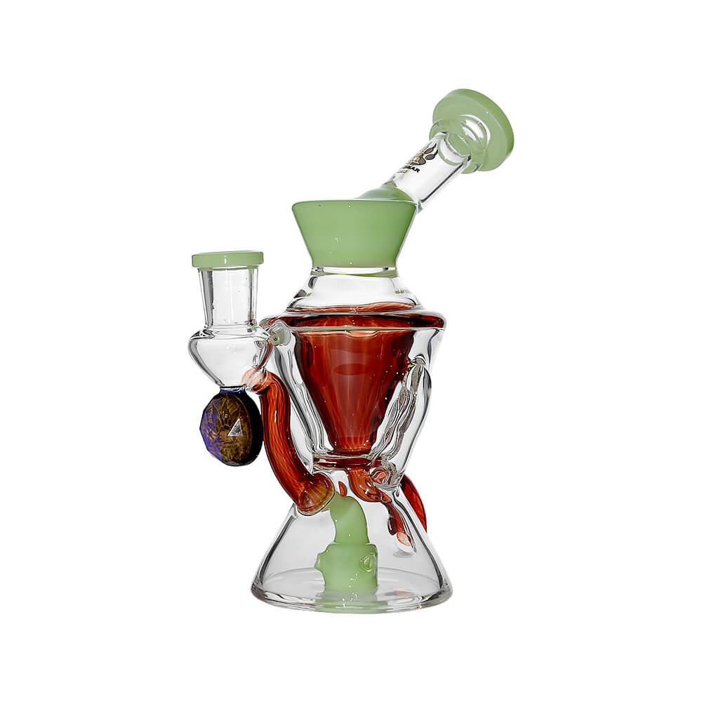 Conical Recycler Glass Dab Rig