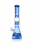 15" Beaker Bong with Tree Perc and Ice Catcher