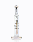 10" Dual Chamber Scientific Bong with Inline and Rocket Perc
