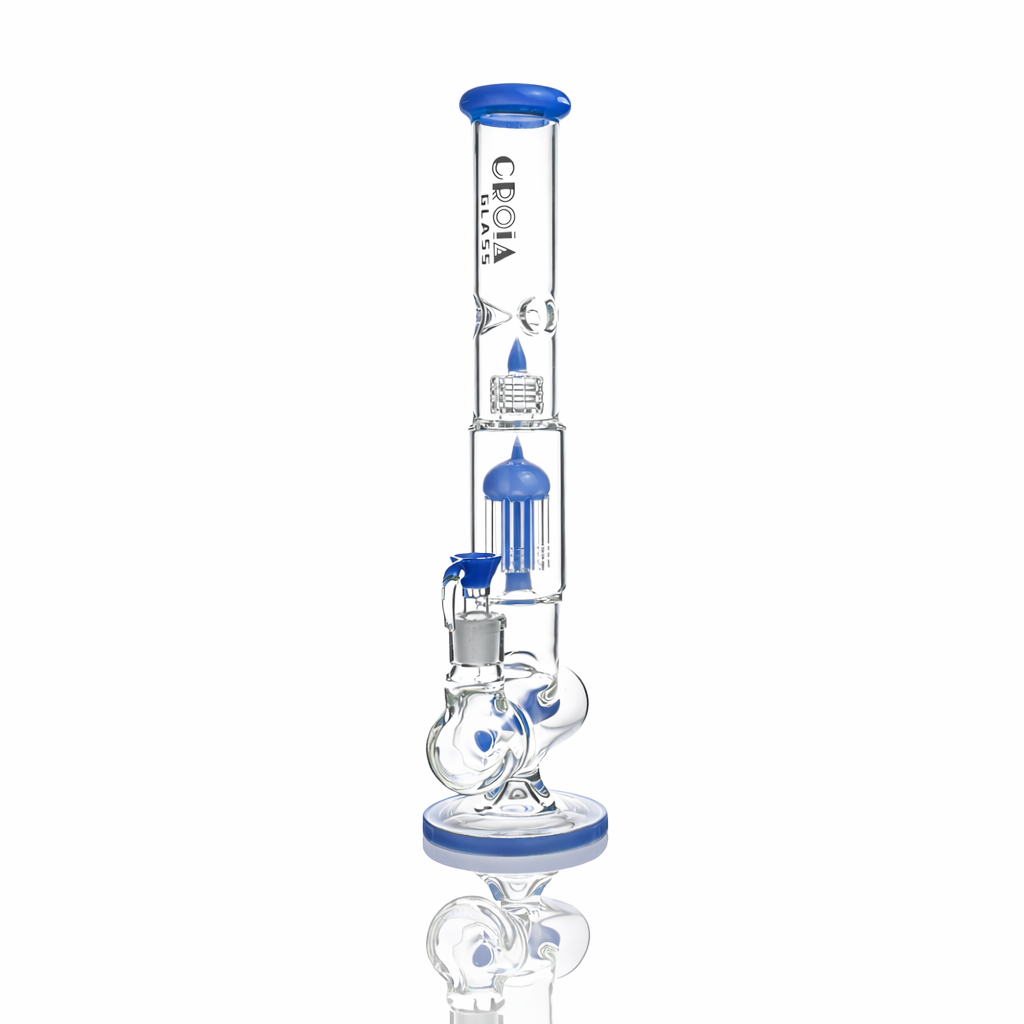 17" Triple Perc Scientific Glass Bong
