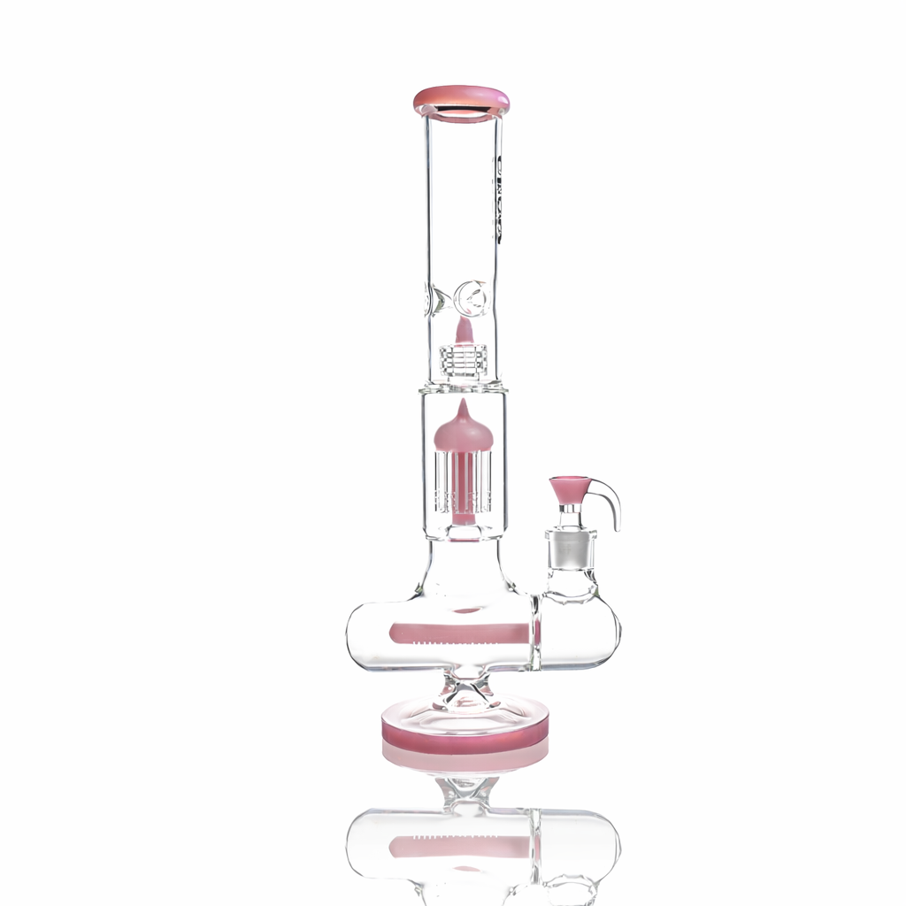 17" Triple Perc Scientific Glass Bong