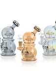6" Mini Egg Dab Rig with Crown Perc