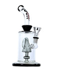 Crystal Rock Recliner 10 Inch Bent Neck Glass Bong