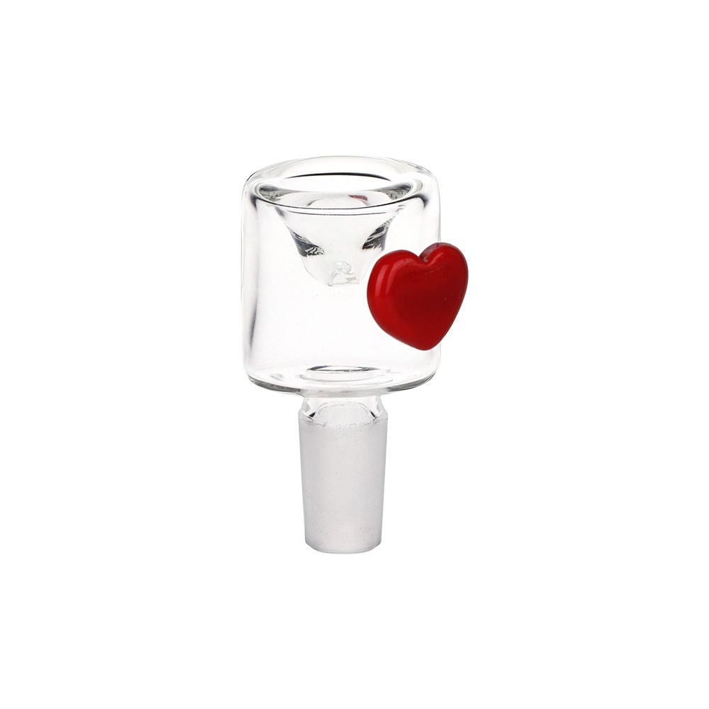 Cupids Heart Bubble Base Bong Bowl
