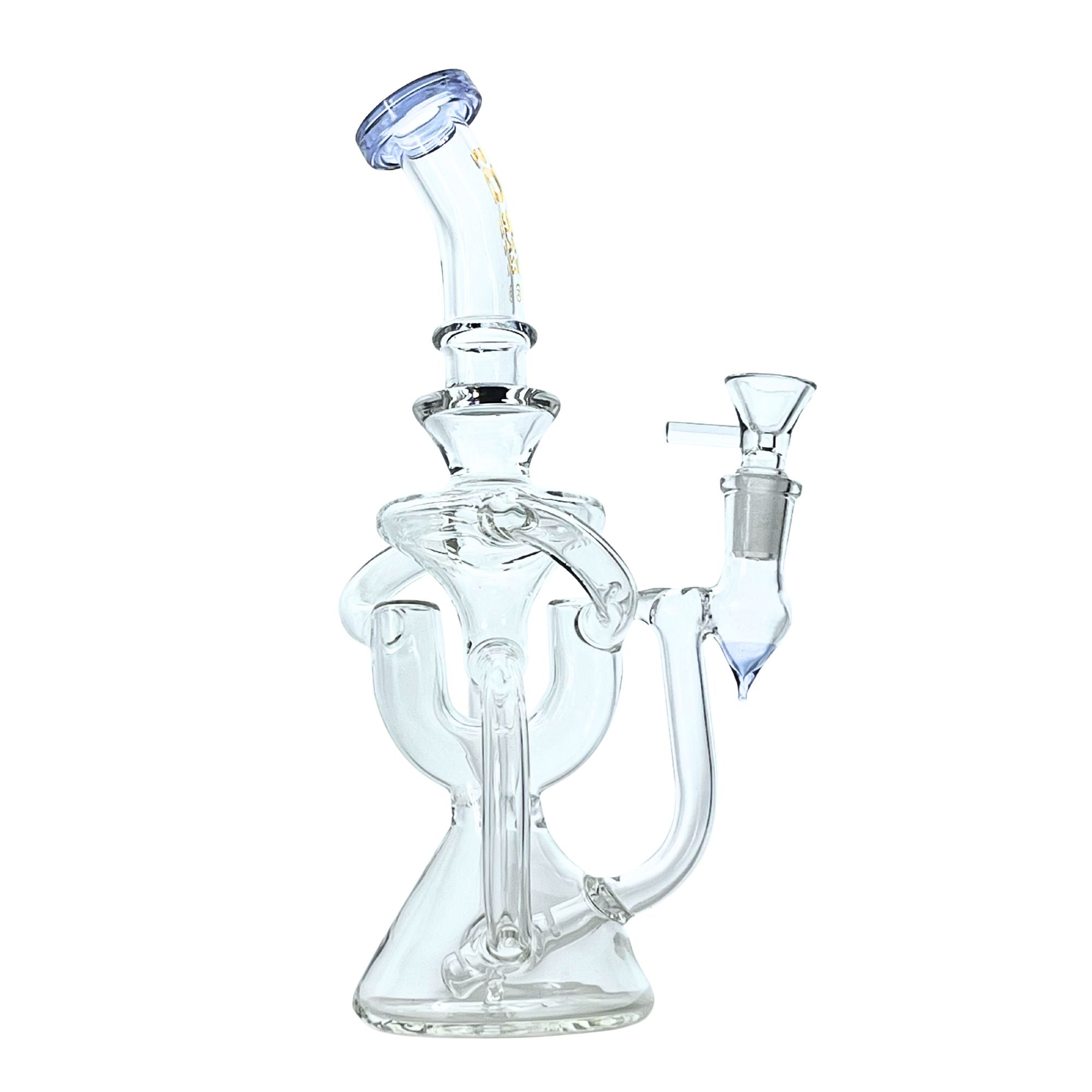 Rock Glass Cyclone Flow 10” Recycler Bong