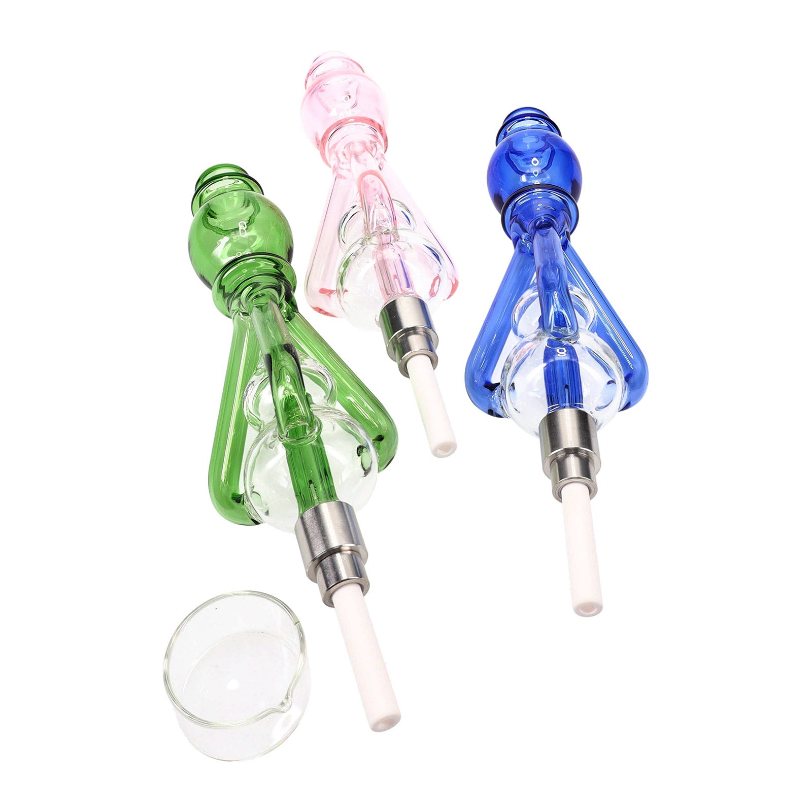 Cyclone Vortex Glass Recycler Dab Straw Kit