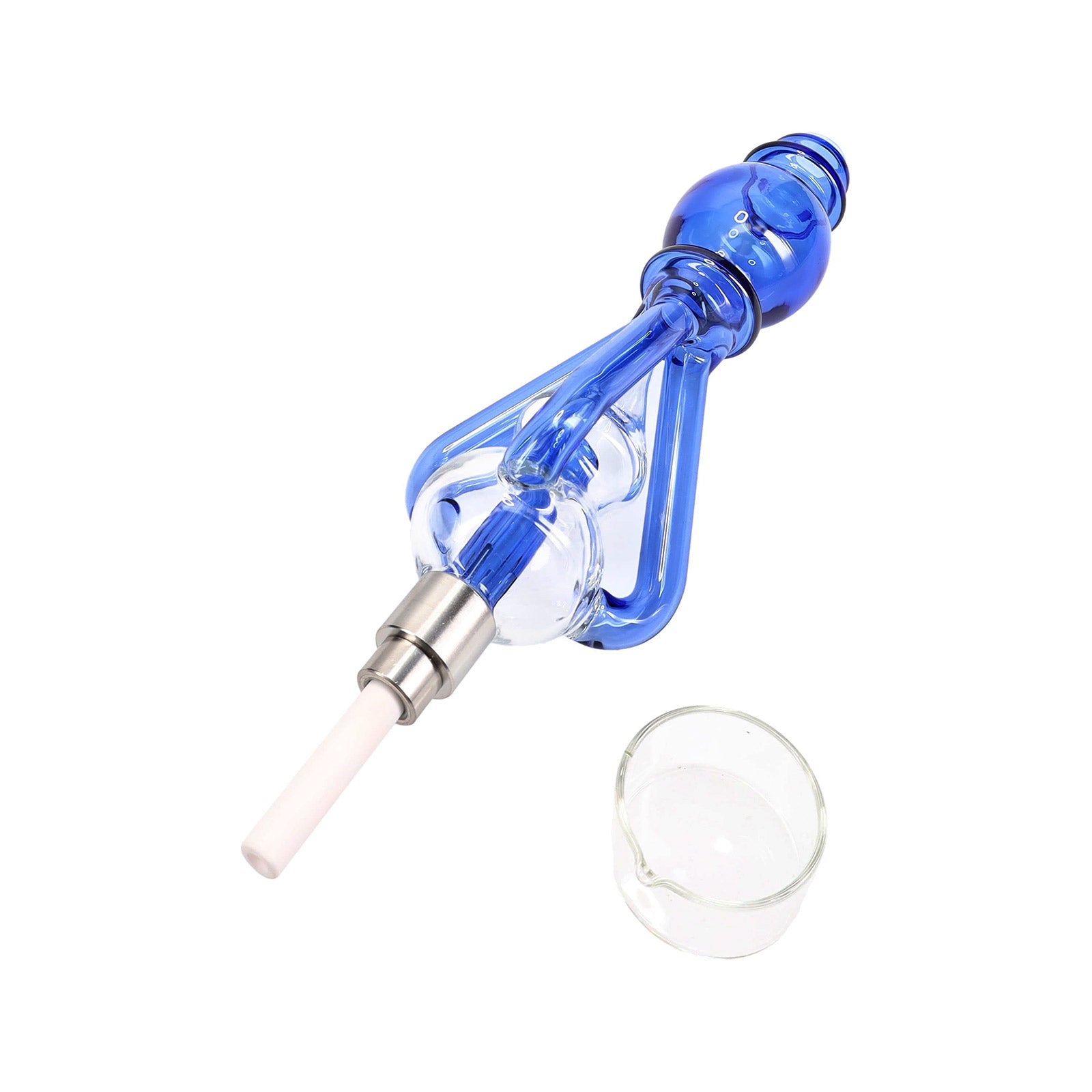 Cyclone Vortex Glass Recycler Dab Straw Kit - inhalco