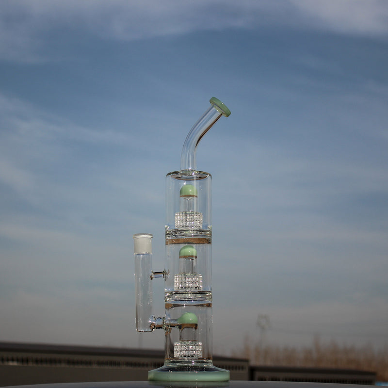 15" Triple Matrix Percolator Glass Water Pipe – INHALCO