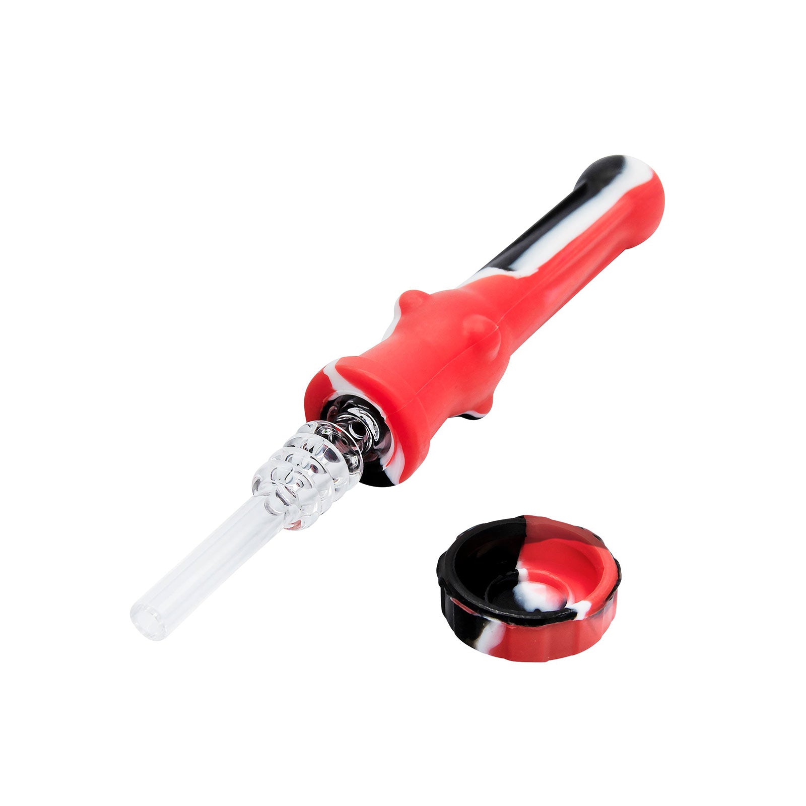 Dab vapor straw with quartz tip for concentrates