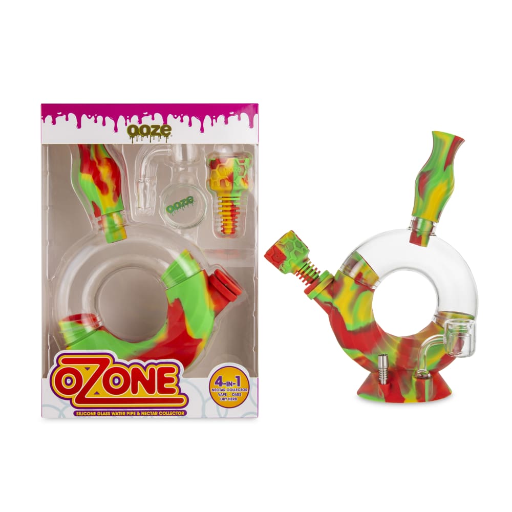 Ooze Ozone Silicone Water Pipe and Dab Straw