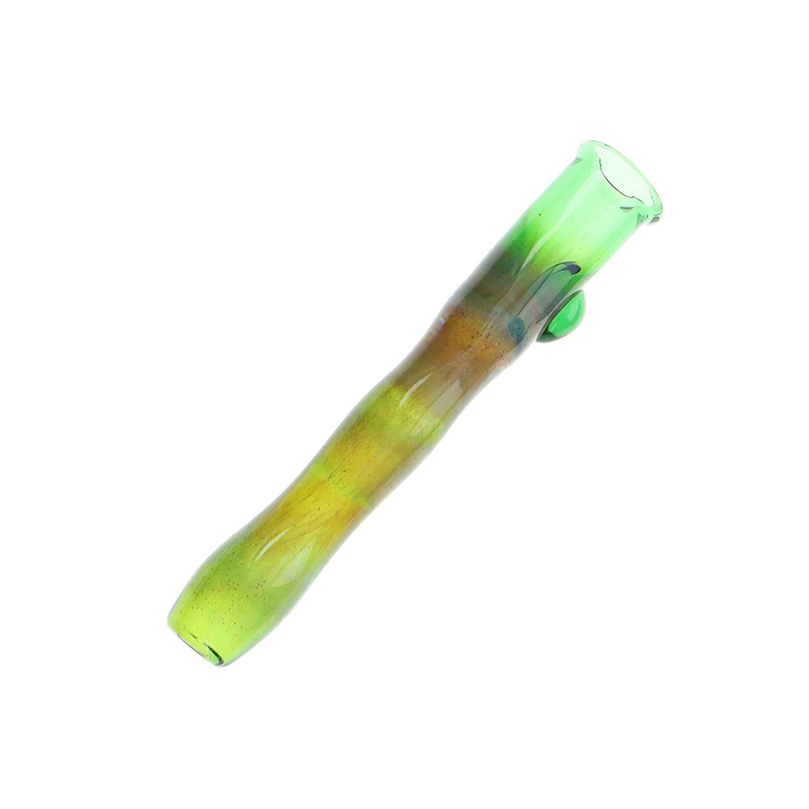 Dansie Glass Colored Glass Chillum - inhalco