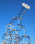 11" Spiral Mushroom Recycler Water Bong with Circ Perc