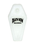 White Death Row Records Coffin glass hand pipe