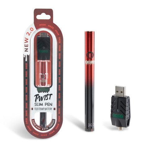 Ooze Twist Slim Pen 2.0 510 Thread Vaporizer Battery