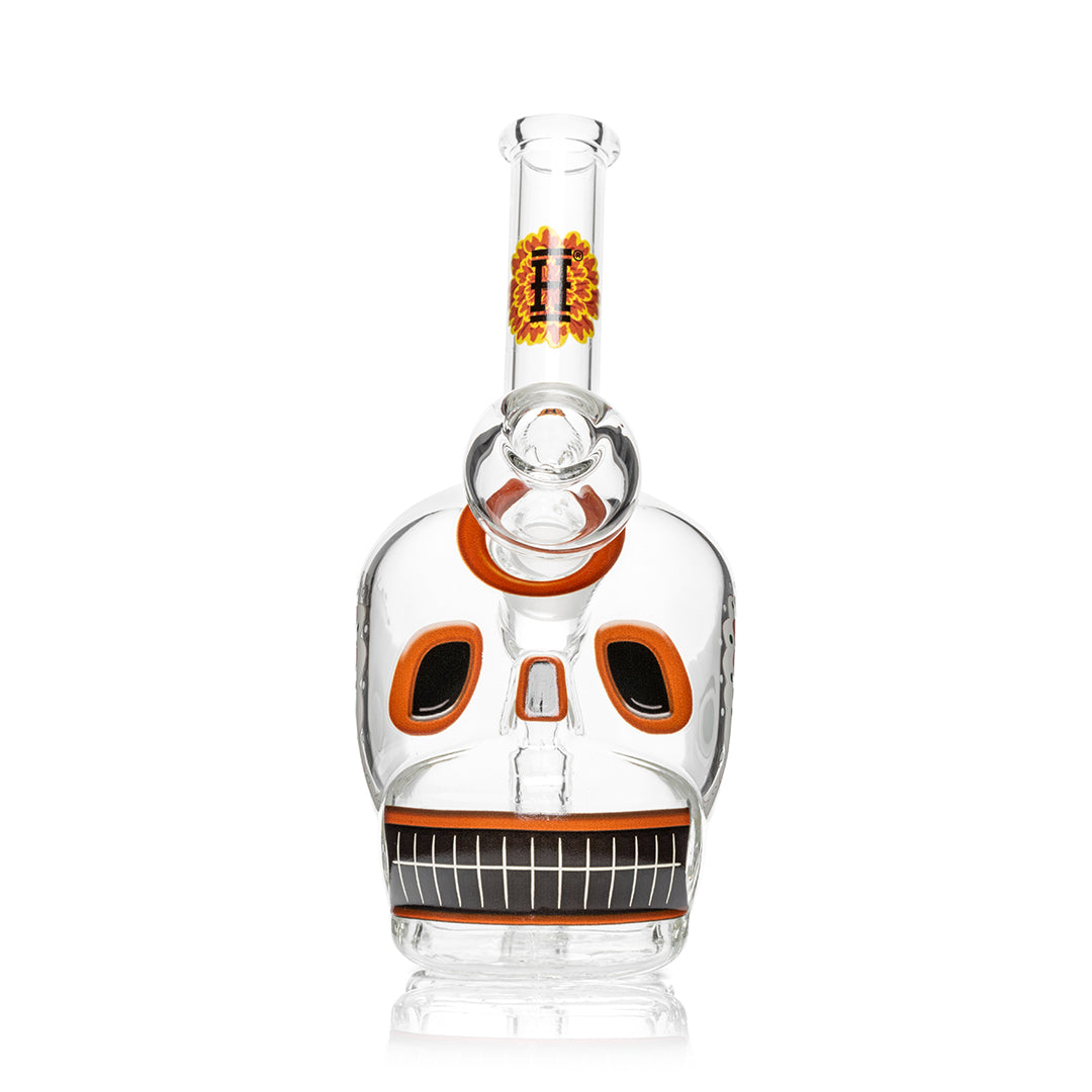 Dia De Los Muertos Skull Bong - INHALCO