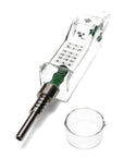 Dial-A-Dab Phone Nectar Collector Glass Straw Green