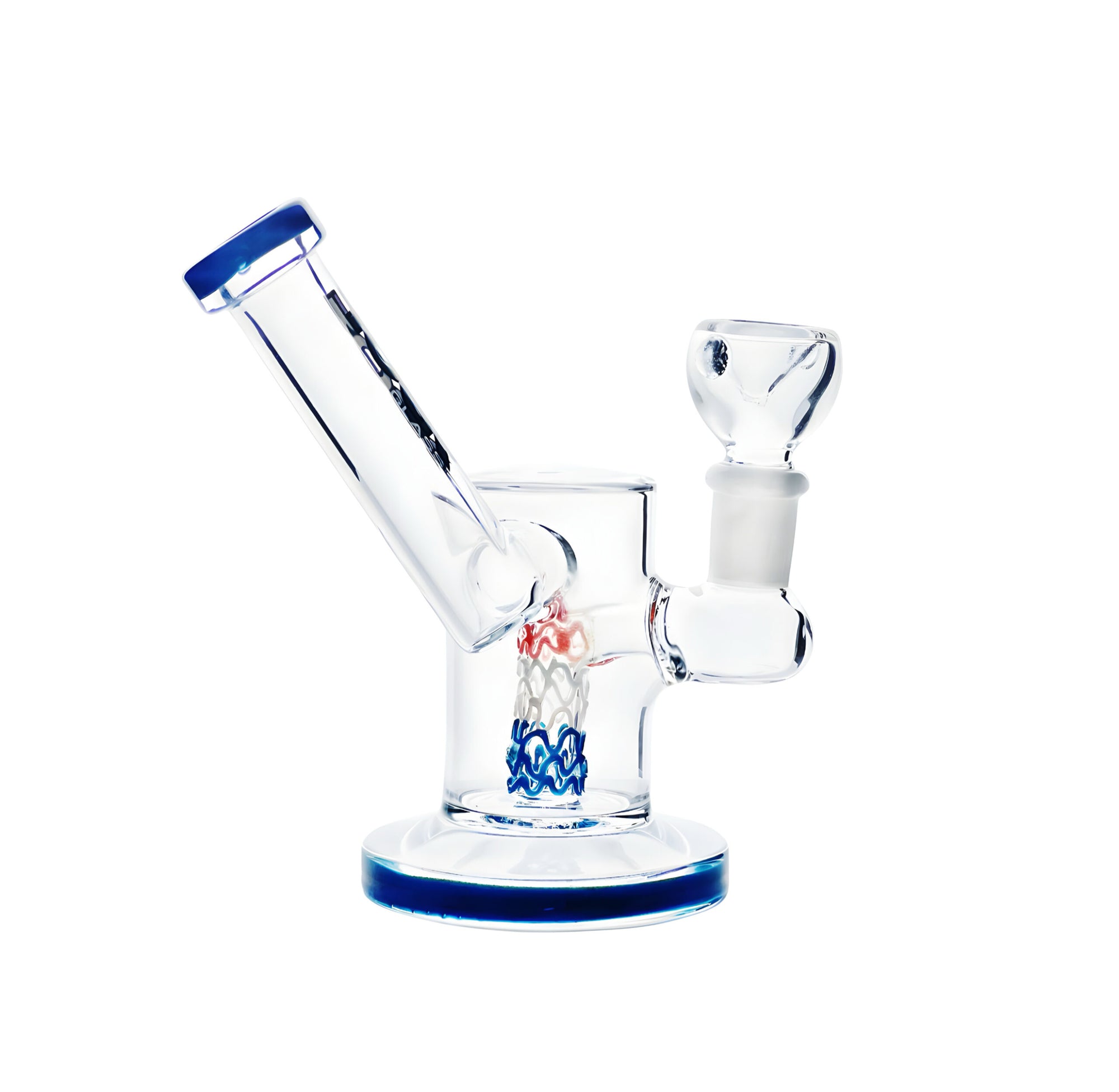 Blue Diffusion Dynamo Mini Glass Bong