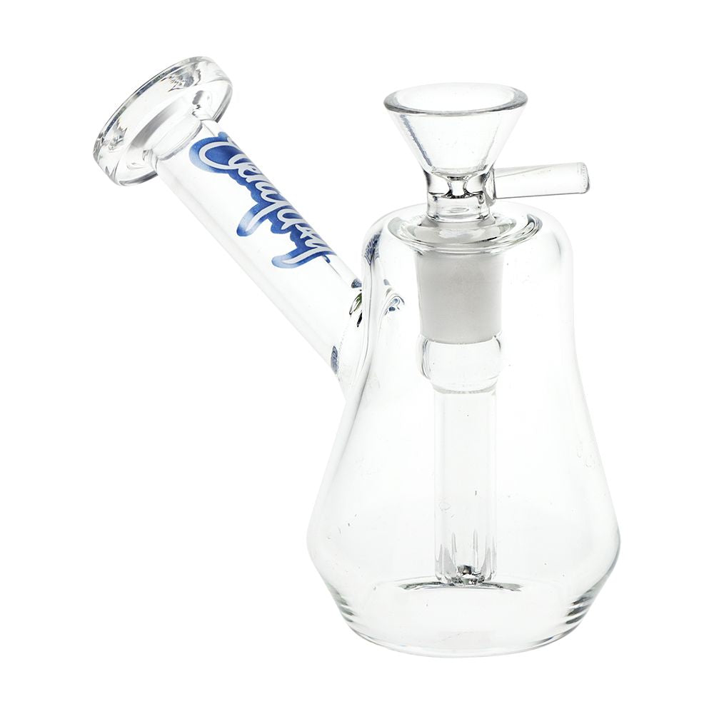 Back view of Dogg Lbs Everyday Bubbler glass water pipe