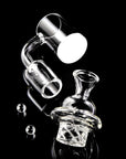 Domeless Quartz Spinner Banger with Carb Cap