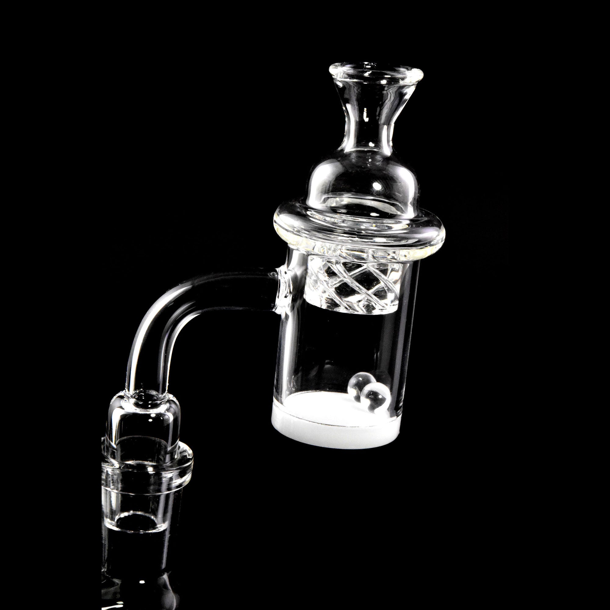 Domeless Quartz Spinner Banger – Opaque Colored Bottom