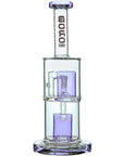 Premium Double-Layer Perc Dab Rig in purple