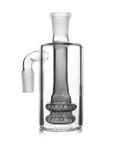Double-Tier Showerhead Perc Ash Catcher 90° joint, smoke glass, double-tier percolator for filtered hits