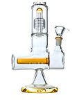 Close-up of percolator on Dual-Chamber Matrix Perc Bong