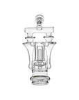 DUO RBR Recycler Puffco Peak Replacement Glass for Peak OG & Pro