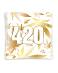 420 Gold Blazin' Glass Ashtray