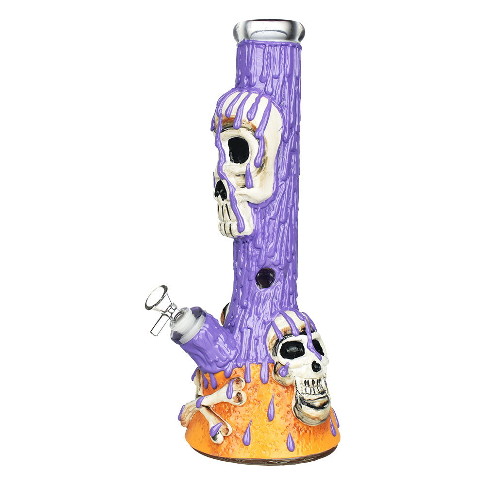 Skull &amp; Bones 3D Painted Beaker Water Pipe