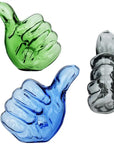 Thumbs Up Glass Hand Pipe 3Pcs