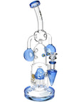 Lookah Glass Robot Recycler Water Pipe 12.5"