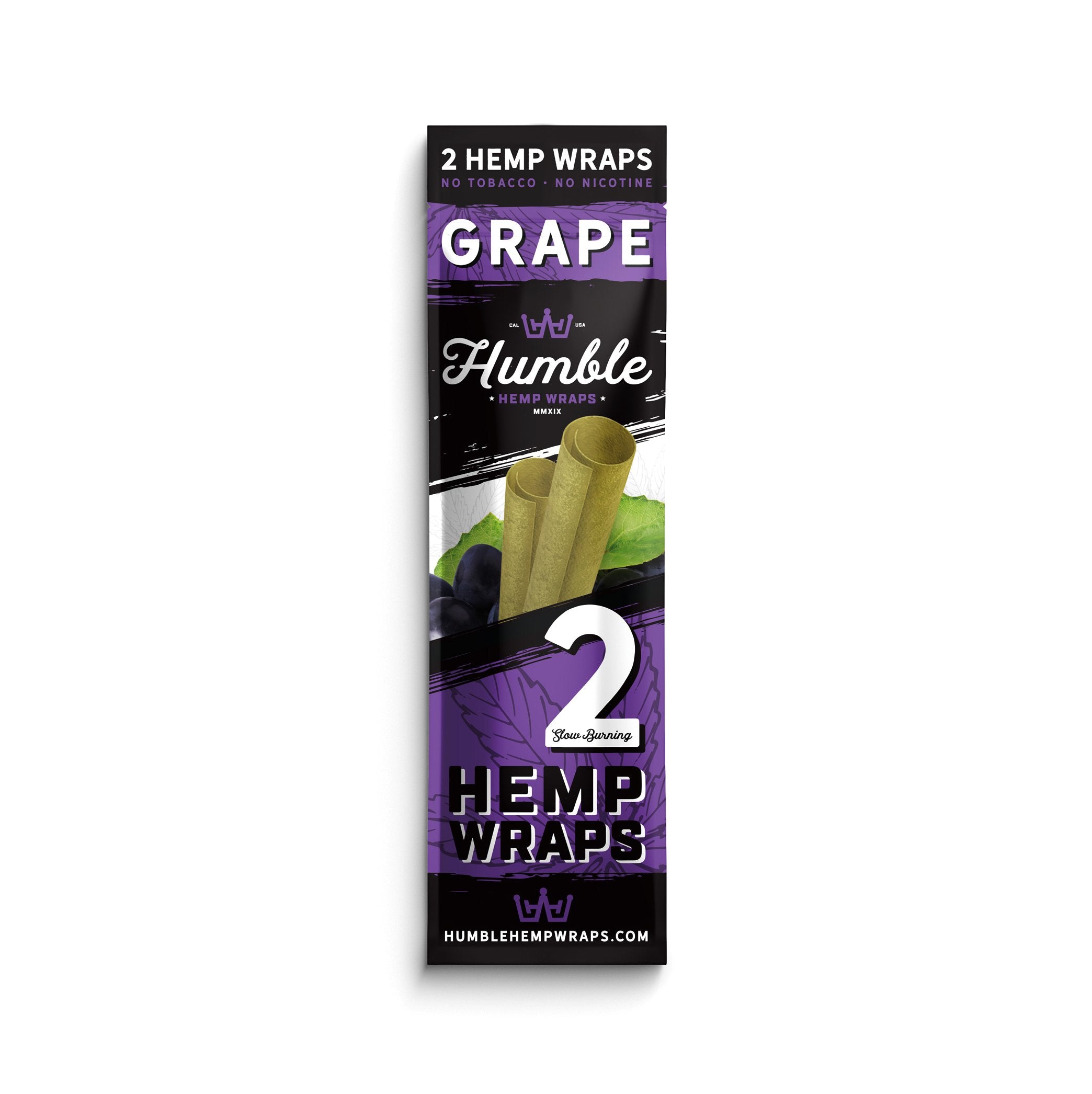 Humble Hemp Wraps - Grape Flavor - 25 Pack