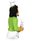 Reggae Legend Glass & Vinyl Water Pipe