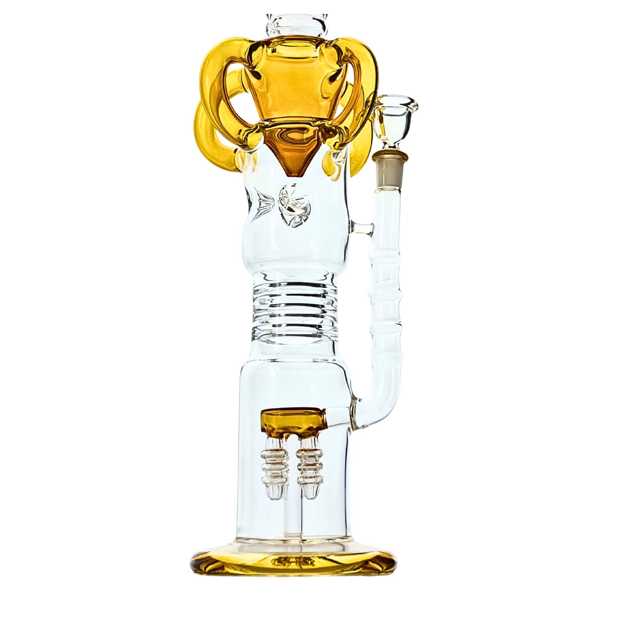 Emerald Titan Water Pipe showing percolator details