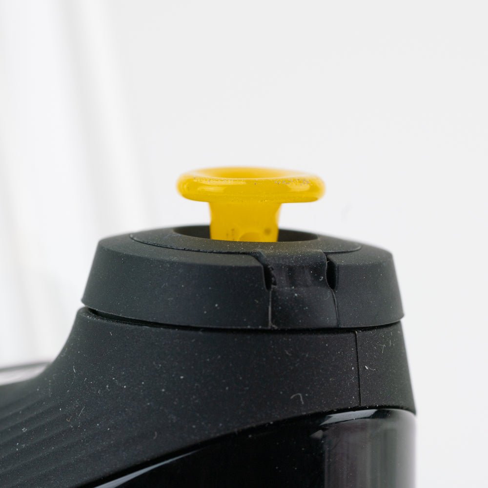 Puffco New Peak &amp; Proxy Glass Joystick Cap Sunshine Yellow