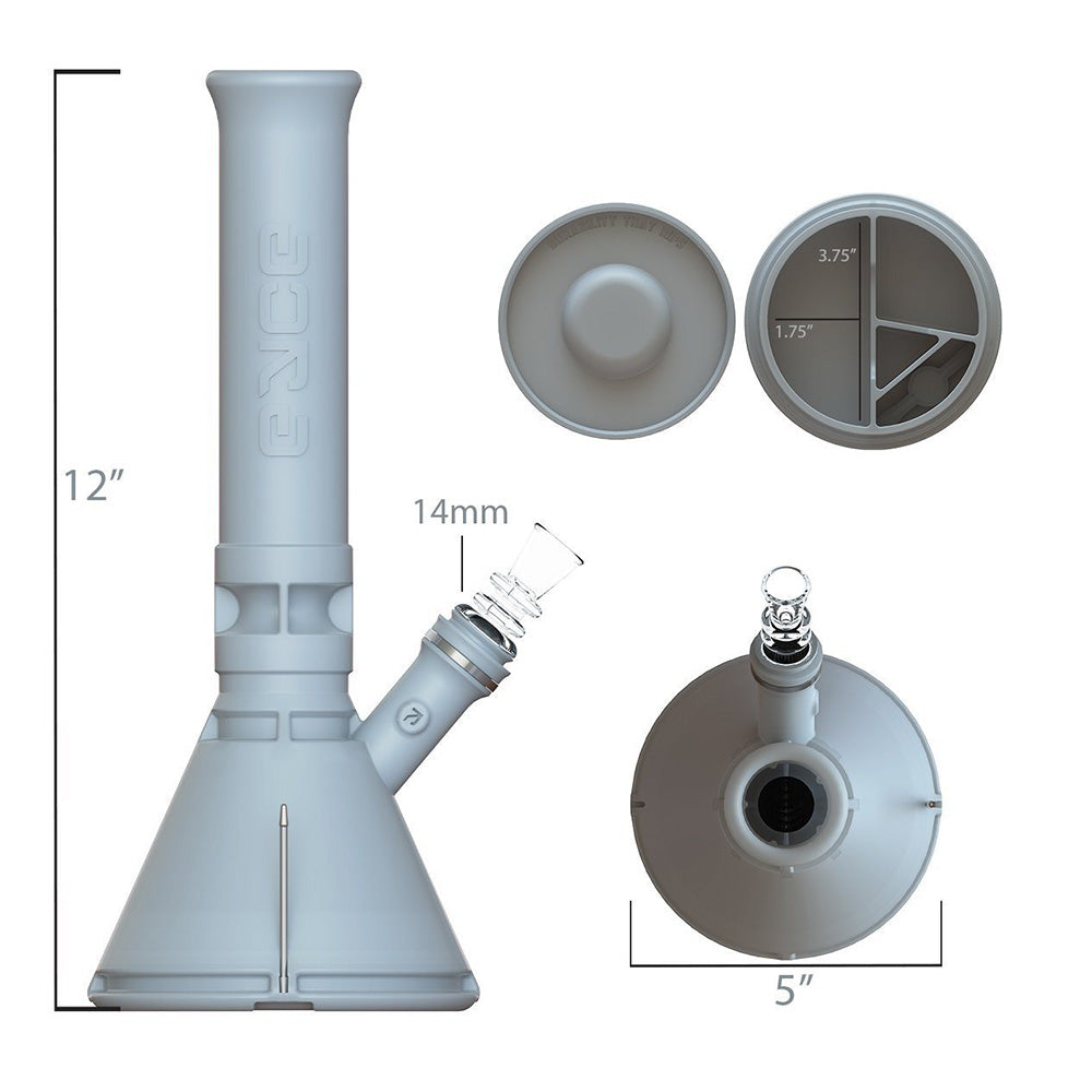 Eyce 12 Inch Beaker Silicone Bong – Size Comparison