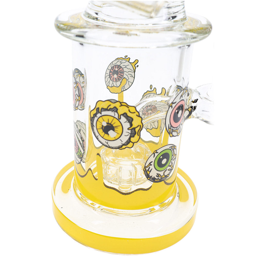 Glass Sidecar Bong with Showerhead Perc